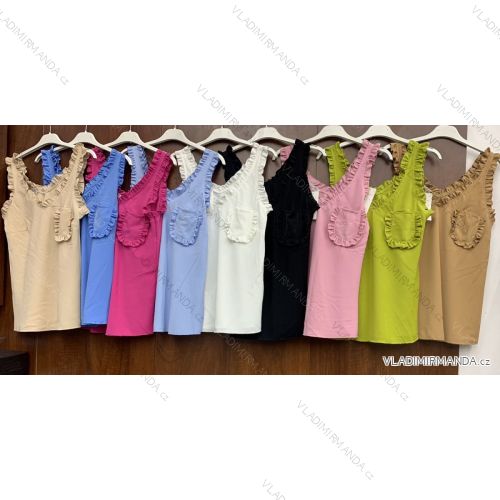 Kleid mit 3/4 Ärmeltasche für Damen (uni sl) ITALIAN Fashion IM3181746