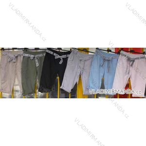 Kraťasy kalhoty 3/4 krátké dámské (S/M/L ONE SIZE) ITALSKÁ MÓDA IMD21418