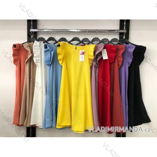 Elegant short-sleeved women's dress (uni s-m) ITALIAN FASHION IM920148