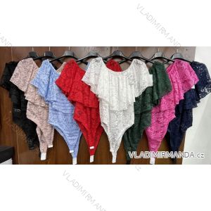 Body krajkové carmen přes ramena dámské (S/M ONE SIZE) ITALSKÁ MÓDA IMWD212641