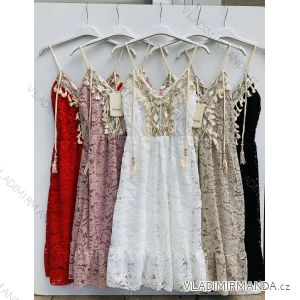 Dress with 3/4-sleeve ladies pocket (uni sl) ITALIAN Fashion IMWD20527