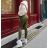 Leggings Hose Jeggings doppelt Push-Up Frauen (xs-sml-xl) POLSKá moda PUS18011 S (EU 36 / 27-28) <p>Khaki</p>