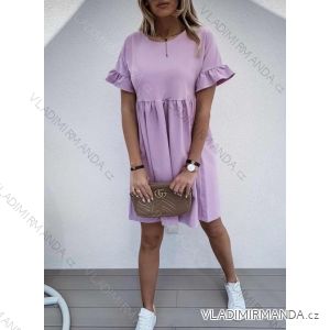 Šaty krátký rukáv dámské (S/M ONE SIZE) ITALSKÁ MÓDA IMWK21368