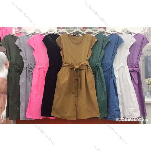 Dress with 3/4-sleeve ladies pocket (uni sl) ITALIAN Fashion IMWD20527
