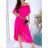 Elegantes Langarmkleid für Damen (S / M / L EINE GRÖSSE) ITALIENISCHE MODE IMWA21002