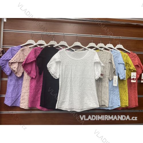 Women's long sleeve blouse (S / M ONE SIZE) ITALIAN FASHION IMWK21011