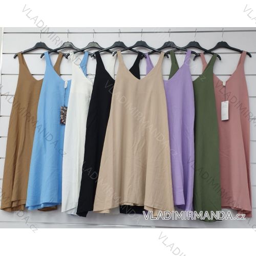 Kleid mit 3/4 Ärmeltasche für Damen (uni sl) ITALIAN Fashion IM3181746