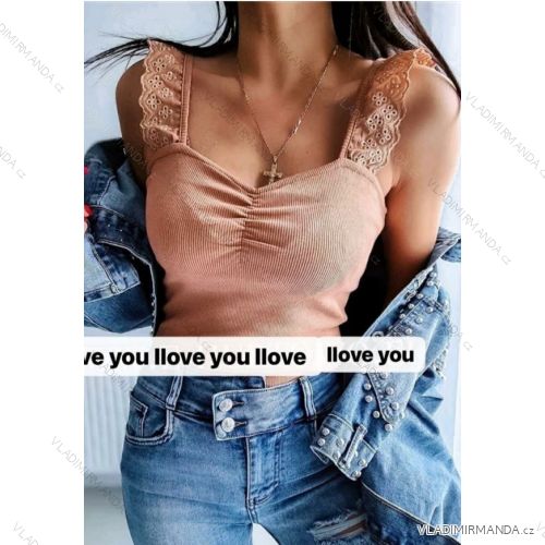 Tílko letní dámské (S/M ONE SIZE) ITALSKÁ MÓDA IMWA21315