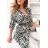 Elegantes Langarmhemd für Damen (S / M ONE SIZE) ITALIAN FASHION IMWL21042