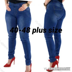 Rifle jeans dlouhé dámské nadrozměrné (40-48) JEANS JAW212996