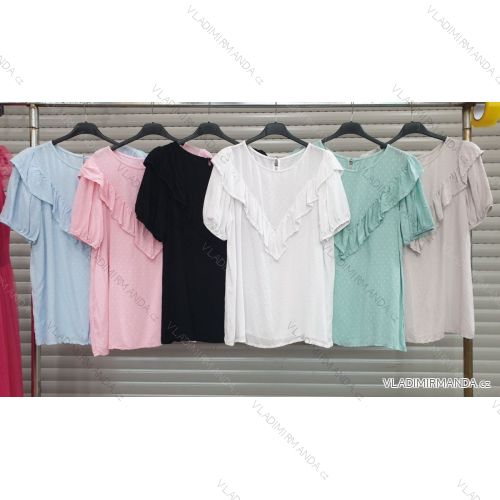 Tričko krátký rukáv dámské (S/M ONE SIZE) ITALSKÁ MÓDA IMWD213062