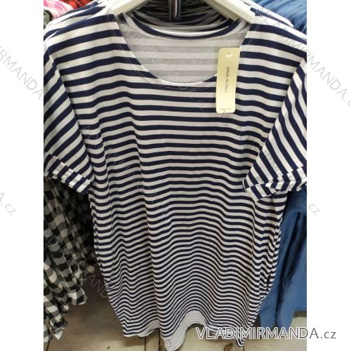 Dress short sleeve long summer strip womens (uni sl) ITALIAN MODA IM718227
