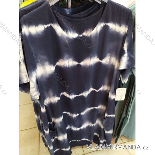 Dress short sleeve long summer strip womens (uni sl) ITALIAN MODA IM718227