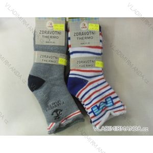 Ponožky teplé zdravotní thermo dětské chlapecké (27-35) AMZF PAC-365