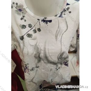 Tunika krátký rukáv dámská nadrozměrná (L-3XL) ERBOSSI PME21004
