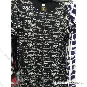 Šaty krátký rukáv dámské nadrozměrné (L-3XL) ERBOSSI PME21007
