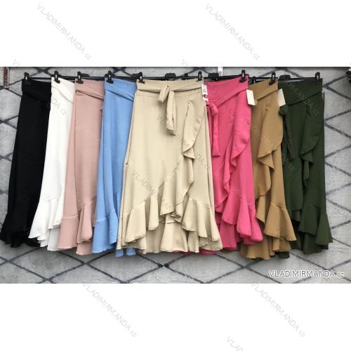 Sukně dlouhá dámská (S/M ONE SIZE) ITALSKÁ MÓDA IMWD213335