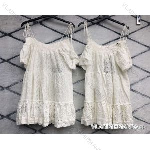 Tunika krajková carmen přes ramena dámská (S/M ONE SIZE) ITALSKÁ MÓDA IMWD213344