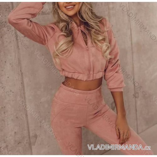 Tričko elegantní dlouhý rukáv dámské (UNI S/M) ITALSKÁ MÓDA IMM20954