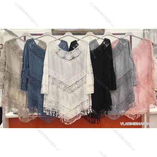 Dress with 3/4-sleeve ladies pocket (uni sl) ITALIAN Fashion IM3181746
