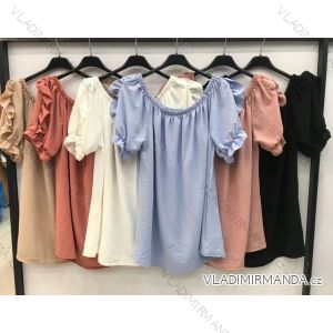 Halenka carmen krátký rukáv dámská (S/M ONE SIZE) ITALSKÁ MÓDA IMWD213285