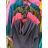 Sweatshirt with thin lace collar (uni sl) ITALY MODA IM518194-1