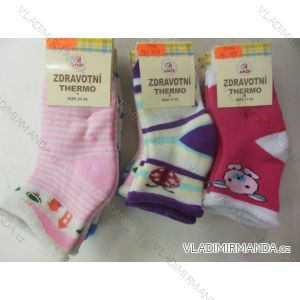 Ponožky teplé dětské dívčí (17-26) AMZF PBC-337