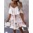Sommerkleid mit Trägern für Frauen (UNI S / L) ITALIAN FASHION IMK20107