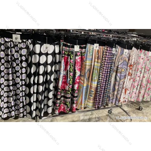 Sukně dlouhá obrázková dámská (S/M ONE SIZE) ITALSKÁ MÓDA IMM21630