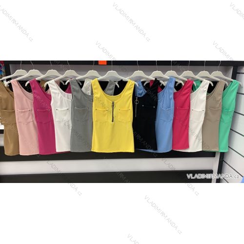 Tílko letní dámské (S/M ONE SIZE) ITALSKÁ MÓDA IMWA21382