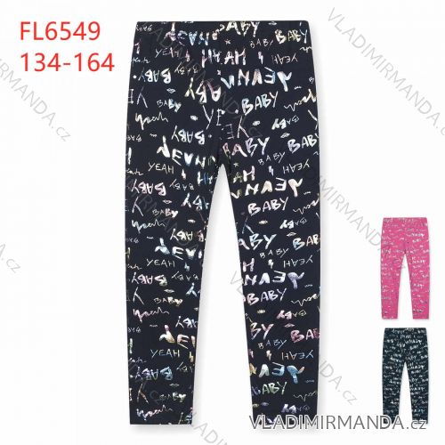 Leggings hot long kids teen girl (116-146) KUGO K708