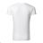 Männer Slim Fit T-Shirt mit V-Ausschnitt Weiß XL ADR-1460016
