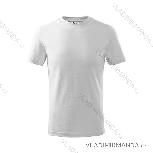 Klassisches Kinder T-Shirt weiß 122 cm / 6 Jahre ADR-1000009

