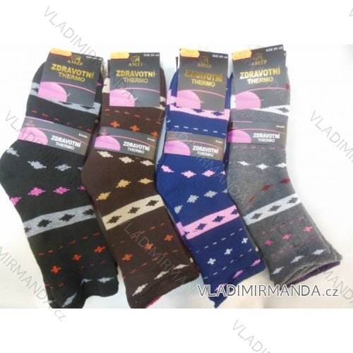 Ponožky teplé zdravotní thermo dámské (35-42) AMZF PB-363