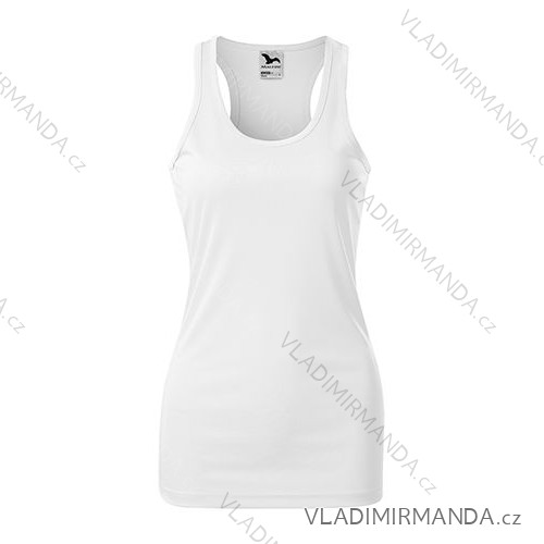Racer tank top white with ADR-1670013
