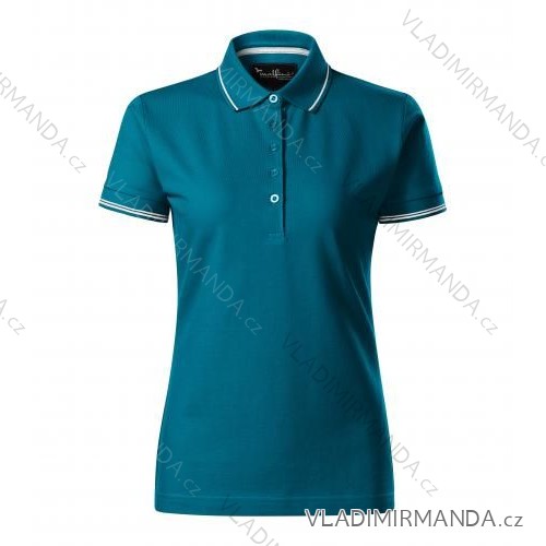 Perfection plain polokošeľa dámska petrolejová 2XL ADR-2539317