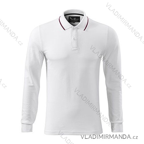 Contrast Stripe LS polokošele pánska biela M ADR-2580014