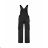 Bib & Brace Twill Cordura work trousers with laclem unisex black 44 ADR-T67T144