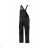 Bib & Brace Twill Cordura work trousers with laclem unisex black 44 ADR-T67T144