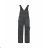 Bib & Brace Twill Cordura work trousers with laclem unisex black 44 ADR-T67T144