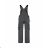 Bib & Brace Twill Cordura work trousers with laclem unisex black 44 ADR-T67T144