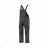Bib & Brace Twill Cordura work trousers with laclem unisex black 44 ADR-T67T144