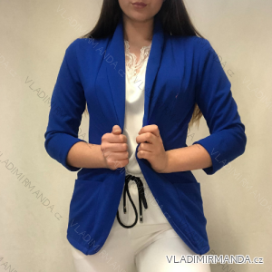Sako tenké jarní dlouhý rukáv dámské (S/M ONE SIZE) ITALSKÁ MÓDA IMD21189/DR