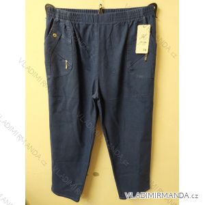 Kalhoty dlouhé riflové strečové nadrozměr dámské (4-8) JST JST21002