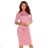 13-132 Sports dress with binding and pockets - pastel pink