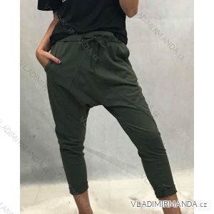 Tepláky baggy dlouhé dámské (S/L ONE SIZE) ITALSKÁ MÓDA IMD21549/DR