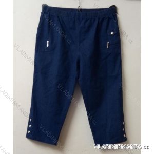 Kalhoty krátké riflové strečové nadrozměr dámské (4-8) JST JST21K-8813