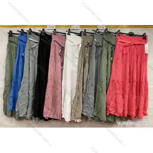 Sukně dlouhá dámská (S/M/L ONE SIZE) ITALSKÁ MÓDA IM4211213