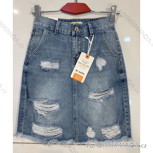 Sukňa riflová dámska (XS-XL) M.SARA MSR214100