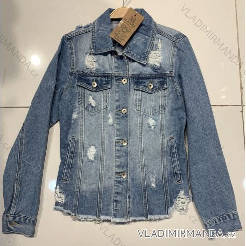 Bunda riflová dlhý rukáv dámska (XS-XL) M.SARA MSR214098